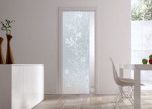 Classic 10mm Glass Pocket Door System Patterned OPALE