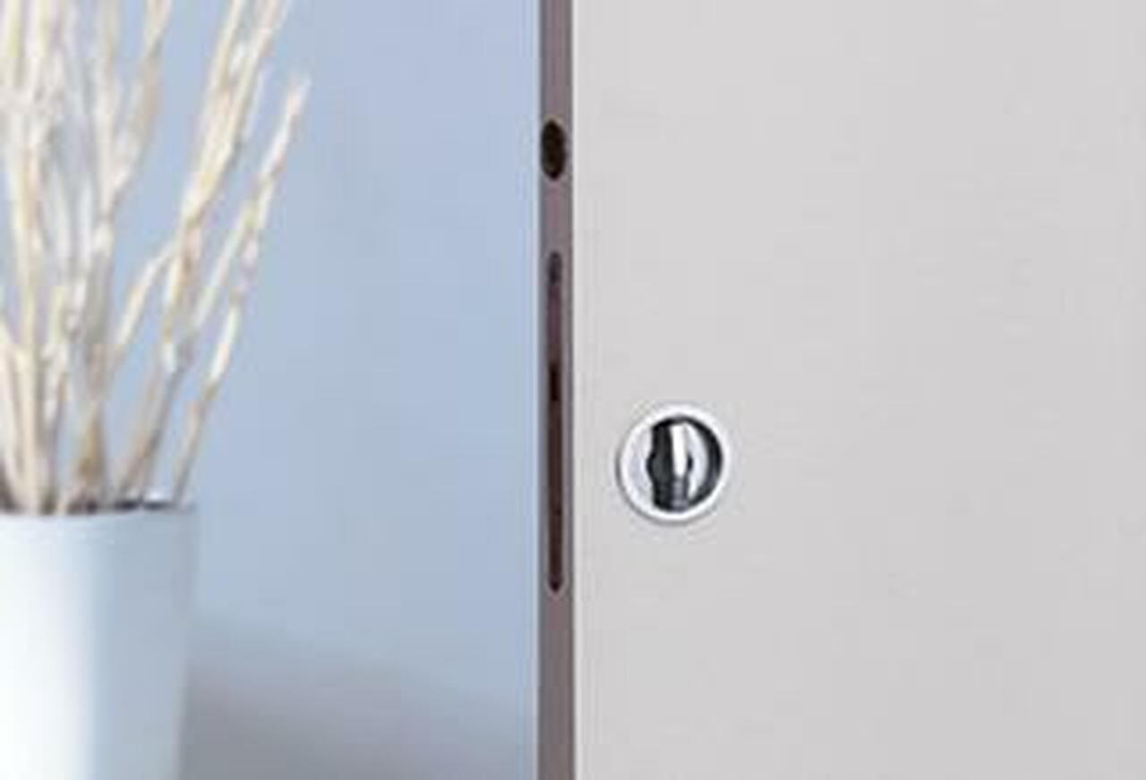 Piano Round Bathroom / Privacy Lock Set for Sliding Pocket Door