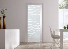 Classic 10mm Glass Pocket Door System Patterned ALGA