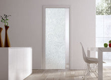 Classic 10mm Glass Pocket Door System Patterned BOMBAY